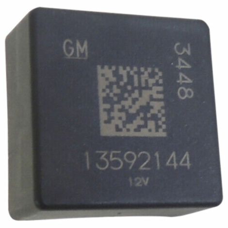 New OEM 13592144 Radiator Fan Motor Clutch Relay Low Profile 12V 4-Pin