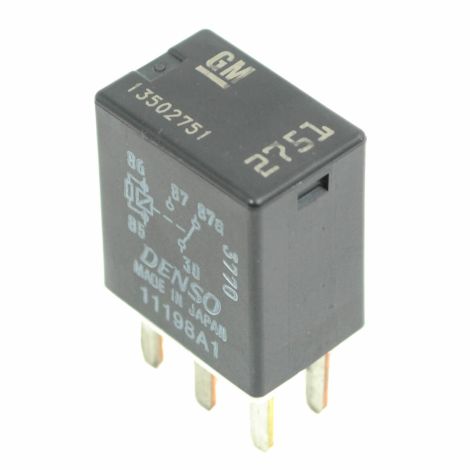 Chevy GMC Cadillac Buick Pontiac Saturn Denso 5 Pin Electrical Relay 13502751