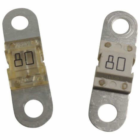 Slo-Blo 32V Bolt Down Fuse Littelfuse - Midi Style 80 Amp BF1 32V 2-Pack GM OEM